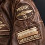 Aviatrix Dept. Vintage Leather Motorcycle Jacket  XL Image 2