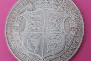England 1914 Half Crown Coin In Extremely Fine Condition