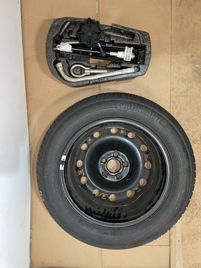 R15 VW Polo spare wheel space saver + jack