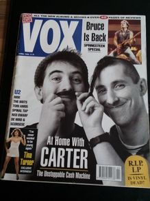 Bruce Springsteen/U2: Vox Magazine Apri 1992