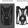 Hydration Backpack, Hydration Pack Water Backpack Vest with Water Bladder 2L Adjustable Lightweight Water Bag Hiking Cycling Rucksack (MULTIPLE COLOURS) Image 8