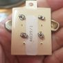 2 pairs 9 ct. gold Australian crystal earrings Image 7