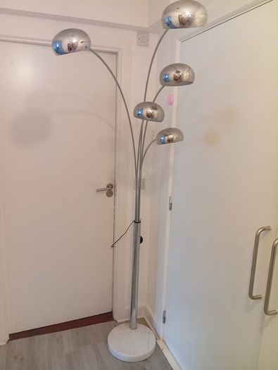 Deluxe Arch 5 Lights Chrome Floor lamp