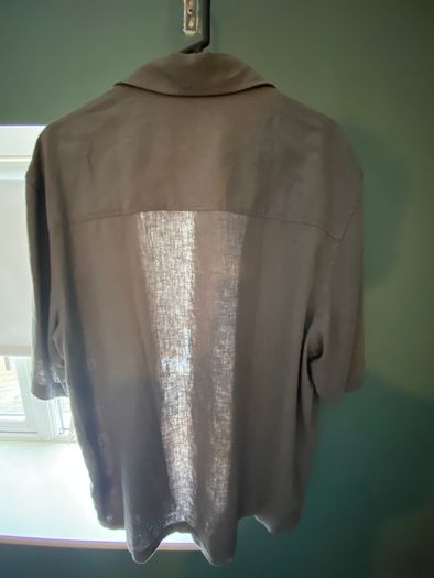 John Richmond grey short sleeve shirt