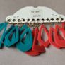 Vintage Colorful Geometric Earrings X 6 Image 6