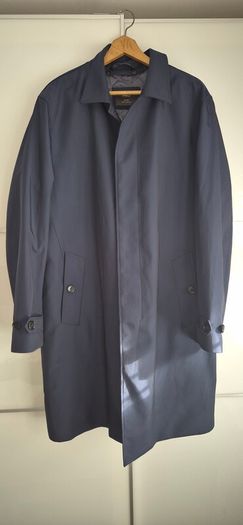 Men's Marks and Spencer Padded Coat Navy XL Long
