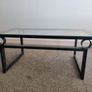 dining table, coffee table & 4 leather chairs Image 3