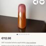 Anthropology Sorren Glass Vase Sculpture Image 6