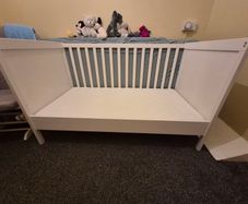 Cot and toddler bed package