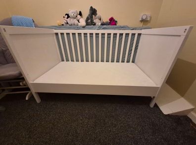 Cot and toddler bed package