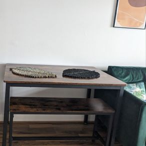 Dining Table with 2 Benches