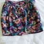 Purple Floral Mini Skirt - Size 8 Image 2
