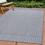Outdoor Rug Weatherproof 160 x 230 cm Sisal Image 5