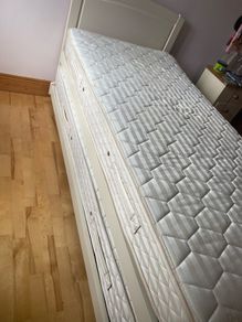 Single bed with guest pull out bed