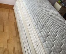 Single bed with guest pull out bed