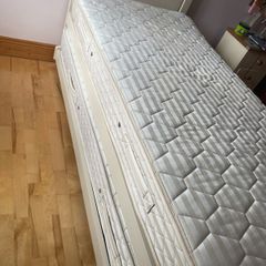 Single bed with guest pull out bed