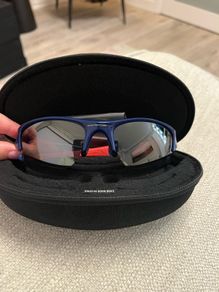 Oakley Flak Jacket XLJ Sunglasses - Navy/Red
