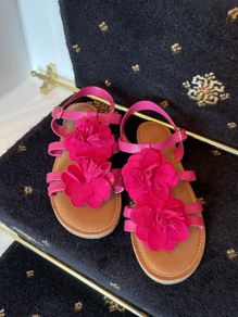Next fuchsia pink sandals Uk 4 worn once!