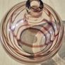 Vintage Woolworths Mauve Purple Swirl Art glass vase Image 2