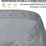 Sun Shade Sail Waterproof Outdoor Garden Patio Party Sunscreen Awning 2x2x2m Triangle Canopy 98% UV Block with Free Rope Image 4