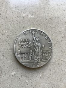 1906 US Dollar - Statue of Liberty/Ellis Island