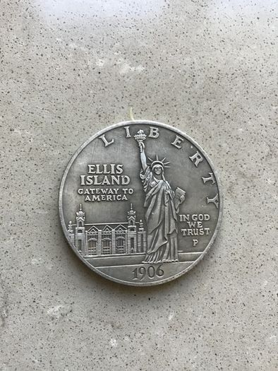 1906 US Dollar - Statue of Liberty/Ellis Island