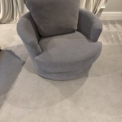 swivel cuddler/ love seat