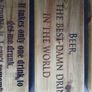 signs, beer, present, gift, man caves, shed Image 3