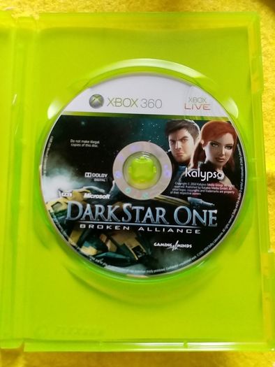 Dark star one Broken alliance Xbox 360 games Original