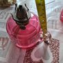 Two Old Cranberry Thumb Oil Lamps for sale, Postage Available, Image 10