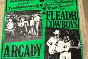 Fleadh Cowboys large poster midnight at the Olympia plus Arcady