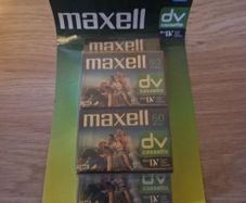 maxwell dv cassette sealed pack