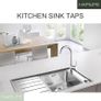 NEW SALE |  Single Lever Swivel Spout Modern Kitchen Sink Basin Mixer Tap Image 5