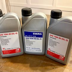 BMW Gear Axle Oil Diff Gearbox 75W-80 GL-5 75W-90 Bundle Febi