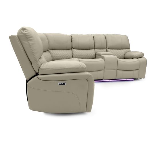 Rita Manual Leather Recliner Sofa