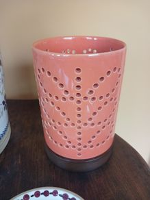 Orla Kiely ceramic lantern
