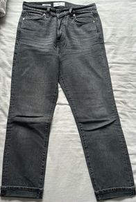 MANGO straigh high waisted petite jeans