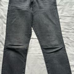 MANGO straigh high waisted petite jeans