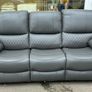 3+2 Rita Dark Grey Manual Recliner Sofa Set Image 3