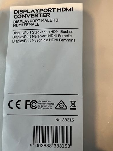 BNIP LINDY DisplayPort to HDMI Converter