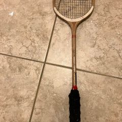 Vintage Dunlop Squash Racket - Wooden