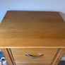 4 drawer solid oak tallboy Image 4