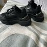Naked Wolfe Black Platform Trainers Image 2