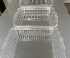 3 small storage baskets