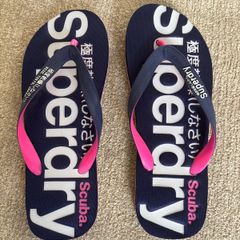 Brand New Superdry Scuba Flip Flops UK 7/8