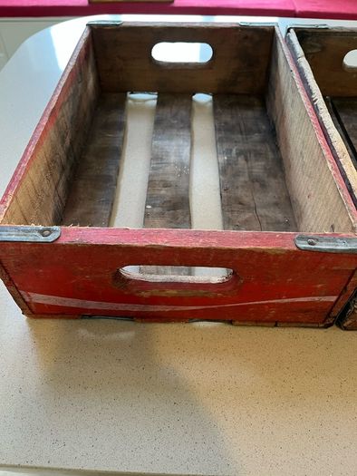 Coca Cola American 70's Wood Crates x2