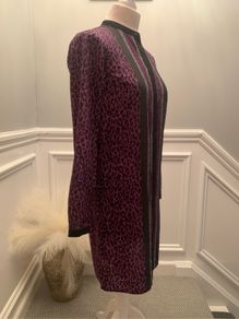 Michael Kors purple & black dress. Size XS
