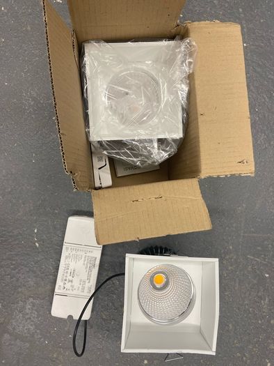 Square downlights