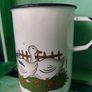 Vintage Enamel Jug Image 2
