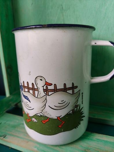 Vintage Enamel Jug